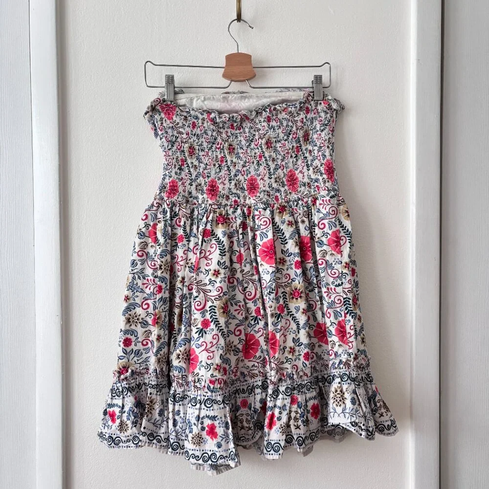 Anthropologie Forever That Girl Ruffle Tube Strapless Mini Dress - Picture 8 of 9